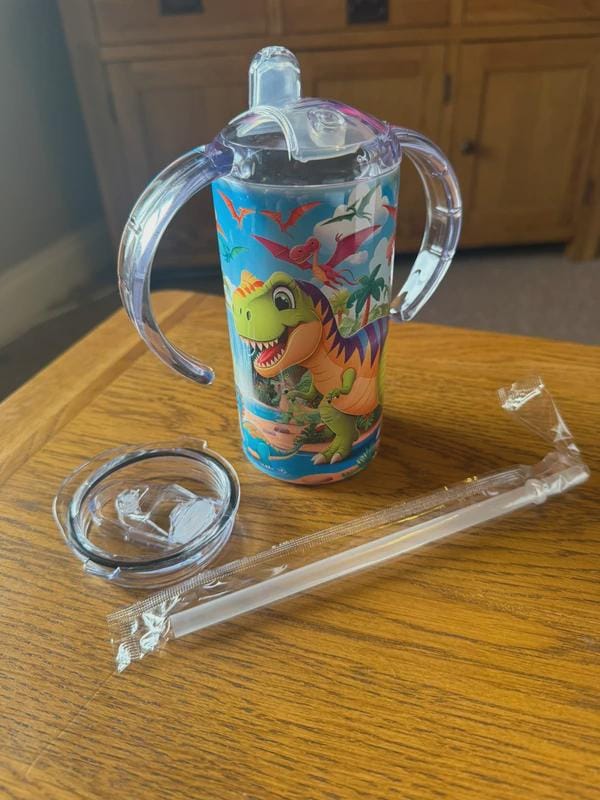Dinosaurs Themed 12oz Printed Sippy / Training Cup