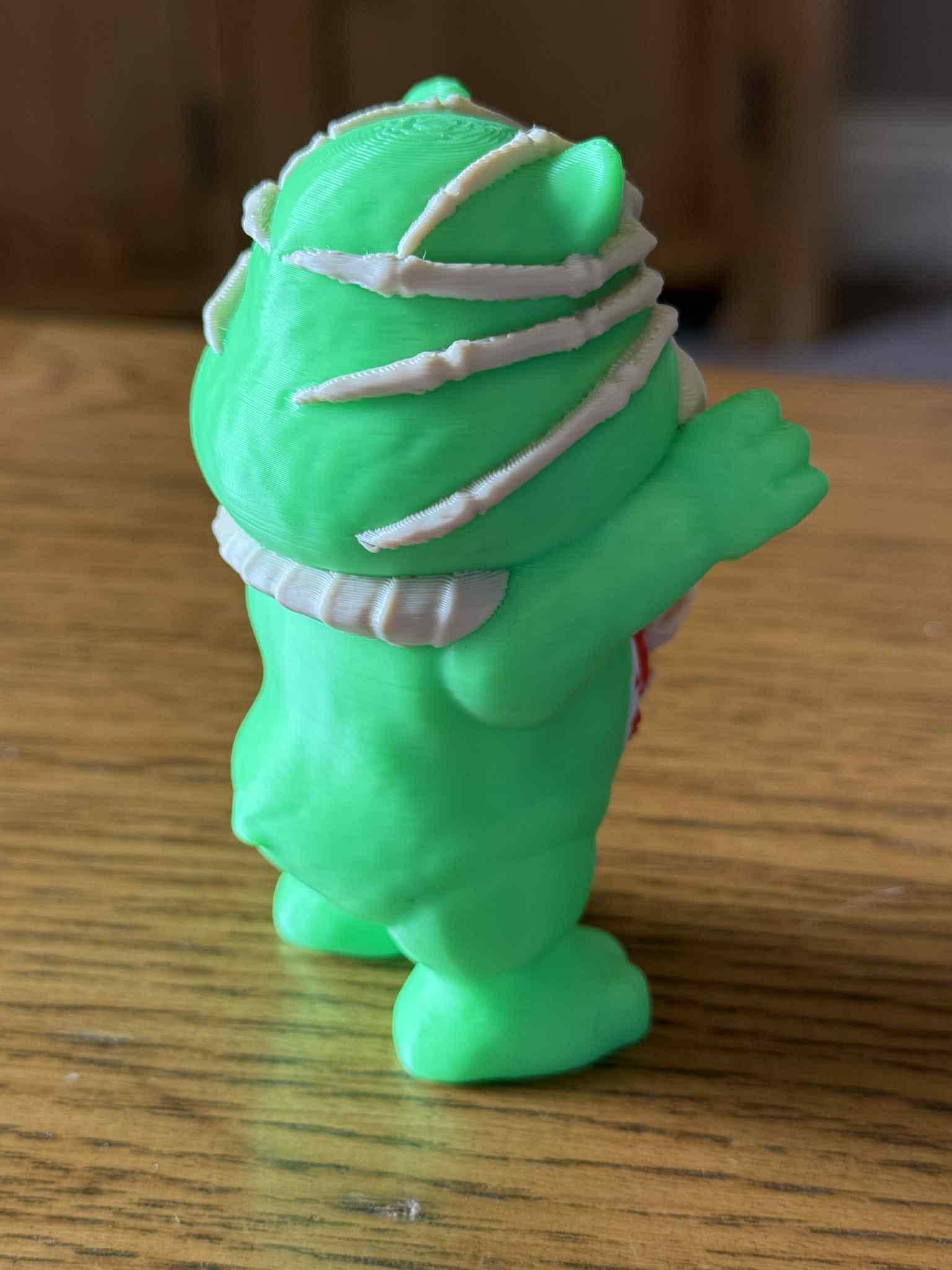 Care bear Face-hugger Figure 3D Printed Hug with a Twist of Sci-Fi Cuteness!