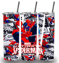 Spider-Man 20oz Custom Printed Tumbler