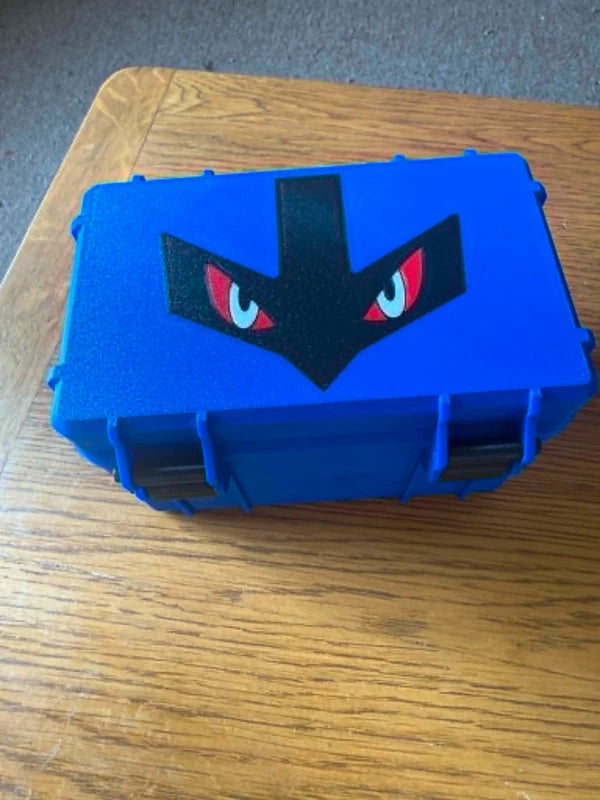 Pokemon Lucario TCG Toploader (50s) Storage Box
