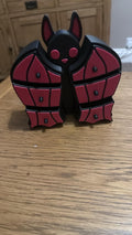 Horror Bat Themed jewellery box unique (15cm H x 16.5cm W 5cm)