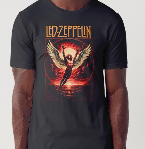 Led Zepplin Rock Bands Custom Printed T-shirt (Size Available XS - 4XL)