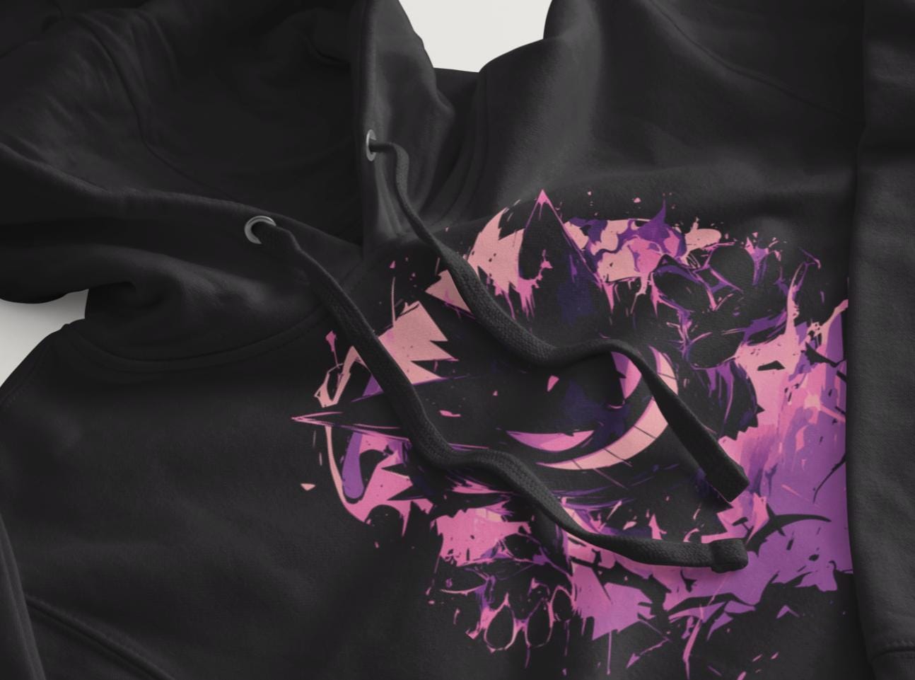 Pokemon Gengar Themed Custom Printed Hoodies (Size Available S - 4XL)
