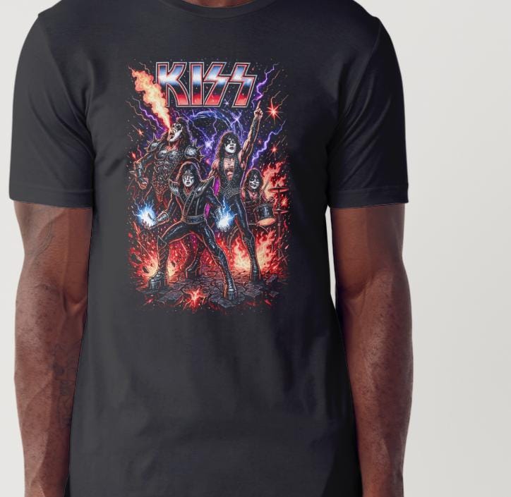 Rock Bands Custom Printed T-shirt (Size Available XS - 4XL)