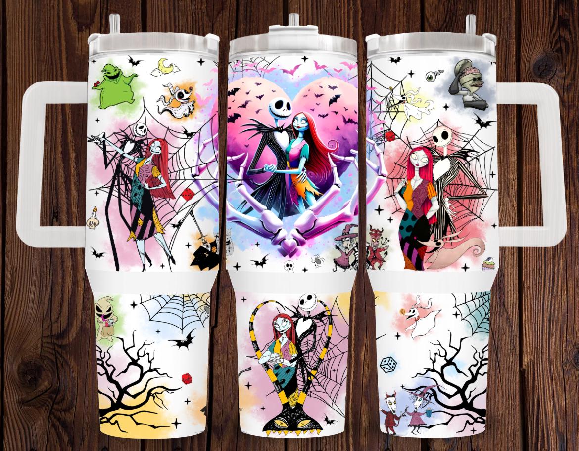 The Nightmare Before Christmas 40oz stainless Steel Insulated Tumbler