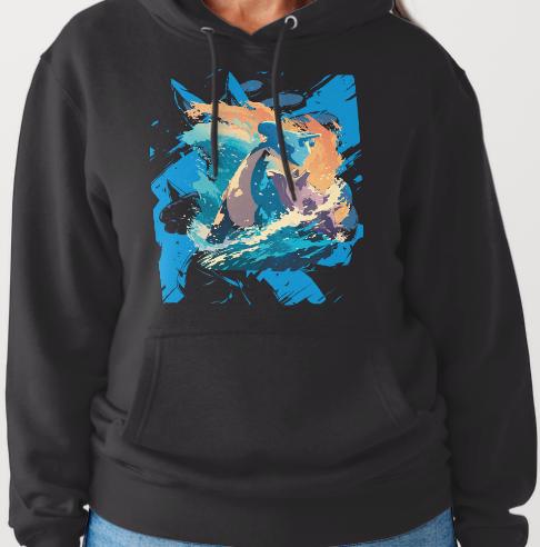 Pokemon Laprus Themed Custom Printed Hoodies (Size Available S - 4XL)