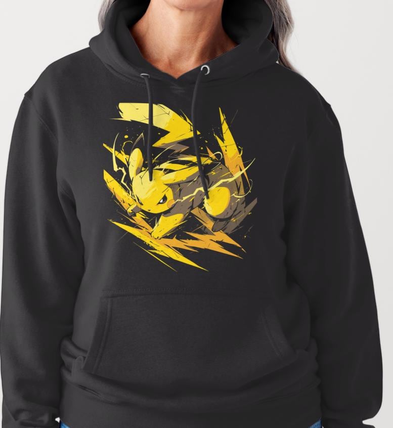 Pokemon Pikachu Custom Printed Hoodies (Size Available S - 4XL)