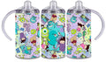 Alien Monster Themed 12oz Printed Sippy / Training Cup