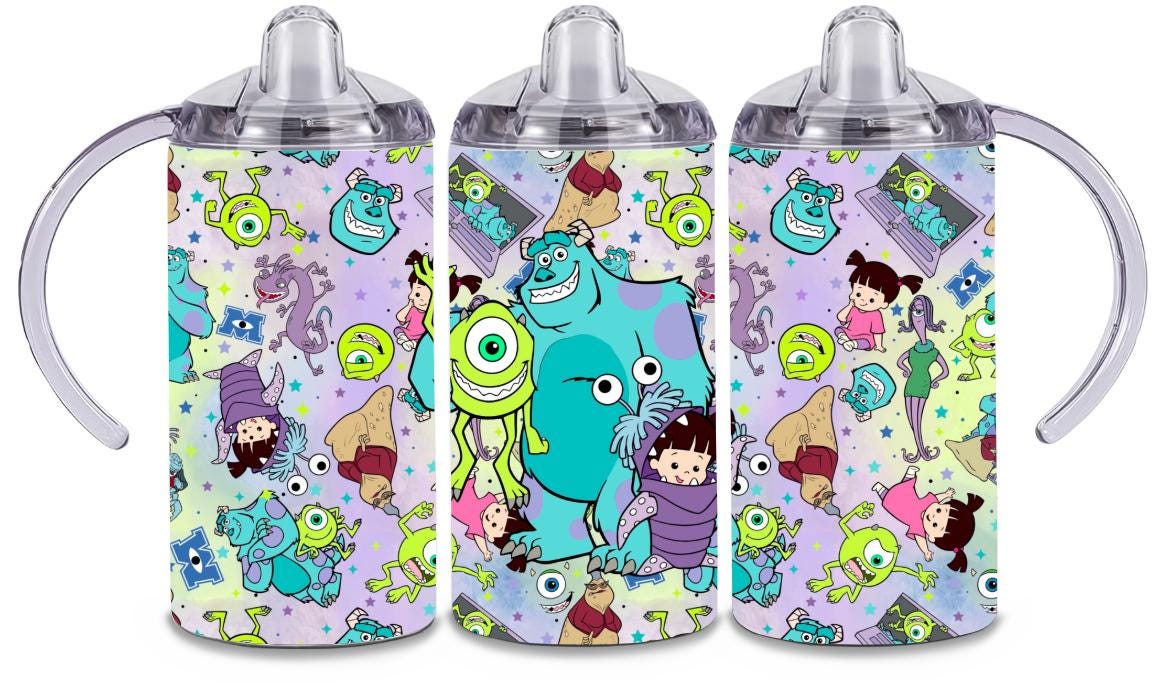 Alien Monster Themed 12oz Printed Sippy / Training Cup