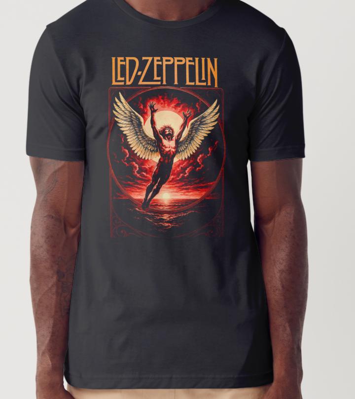 Led Zepplin Rock Bands Custom Printed T-shirt (Size Available XS - 4XL)