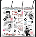 Elvis Presley rock and roll musics 20oz Custom Printed Tumbler