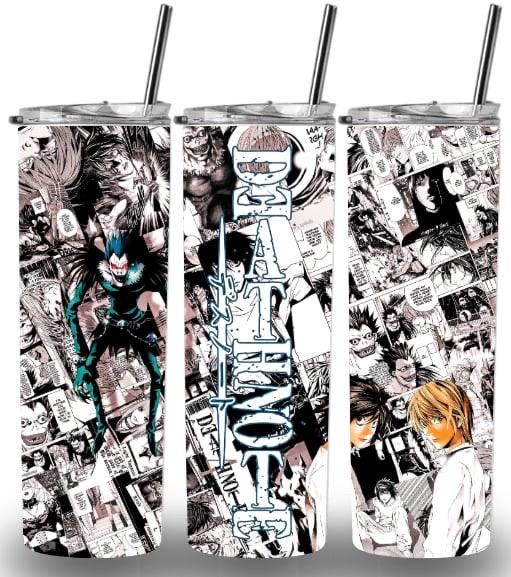 Death Note Anime 20oz Custom Printed Tumbler