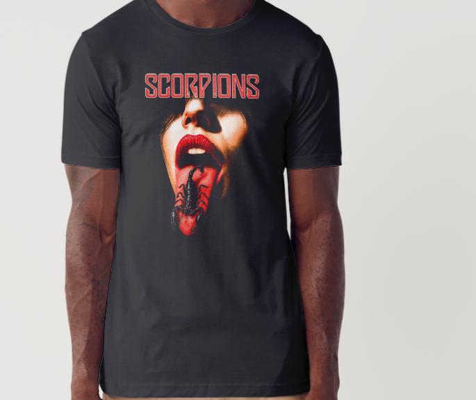 Scorpions Rock Bands Custom Printed T-shirt (Size Available XS - 4XL)