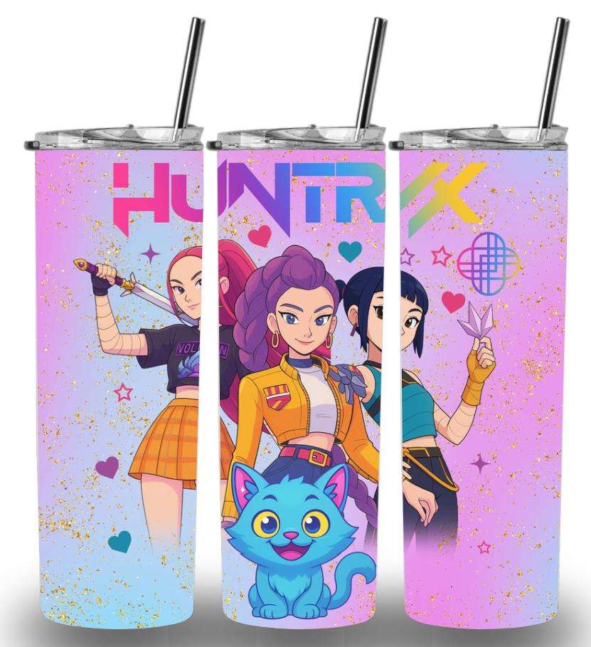 K-Pop Demon Hunters Music 20oz Custom Printed Tumbler