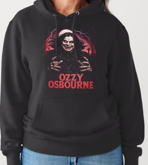 Ozzy Osborne Themed Custom Printed T-Shirt / Hoodies (Size Available S - 4XL)