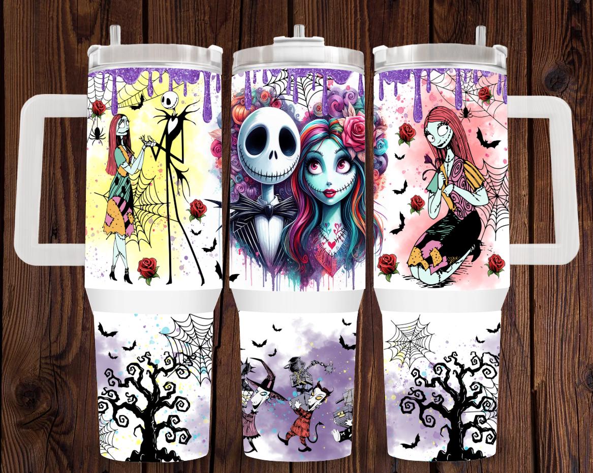The Nightmare Before Christmas 40oz stainless Steel Insulated Tumbler