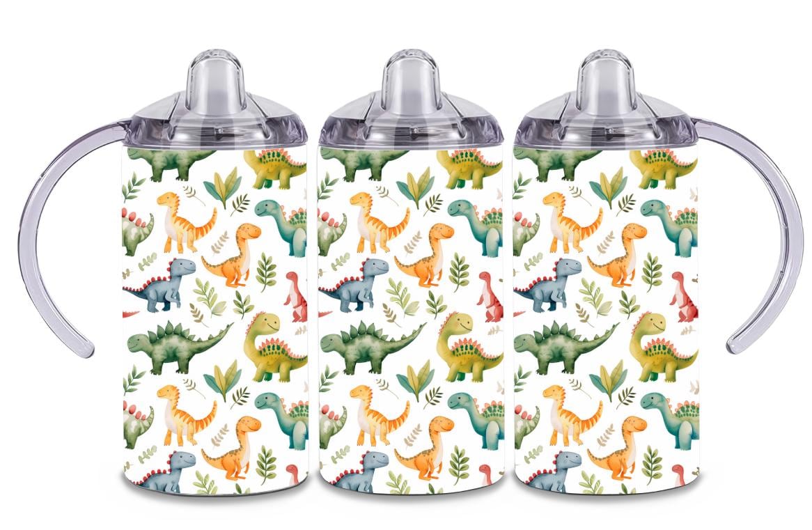 Dinosaurs Themed 12oz Printed Sippy / Training Cup