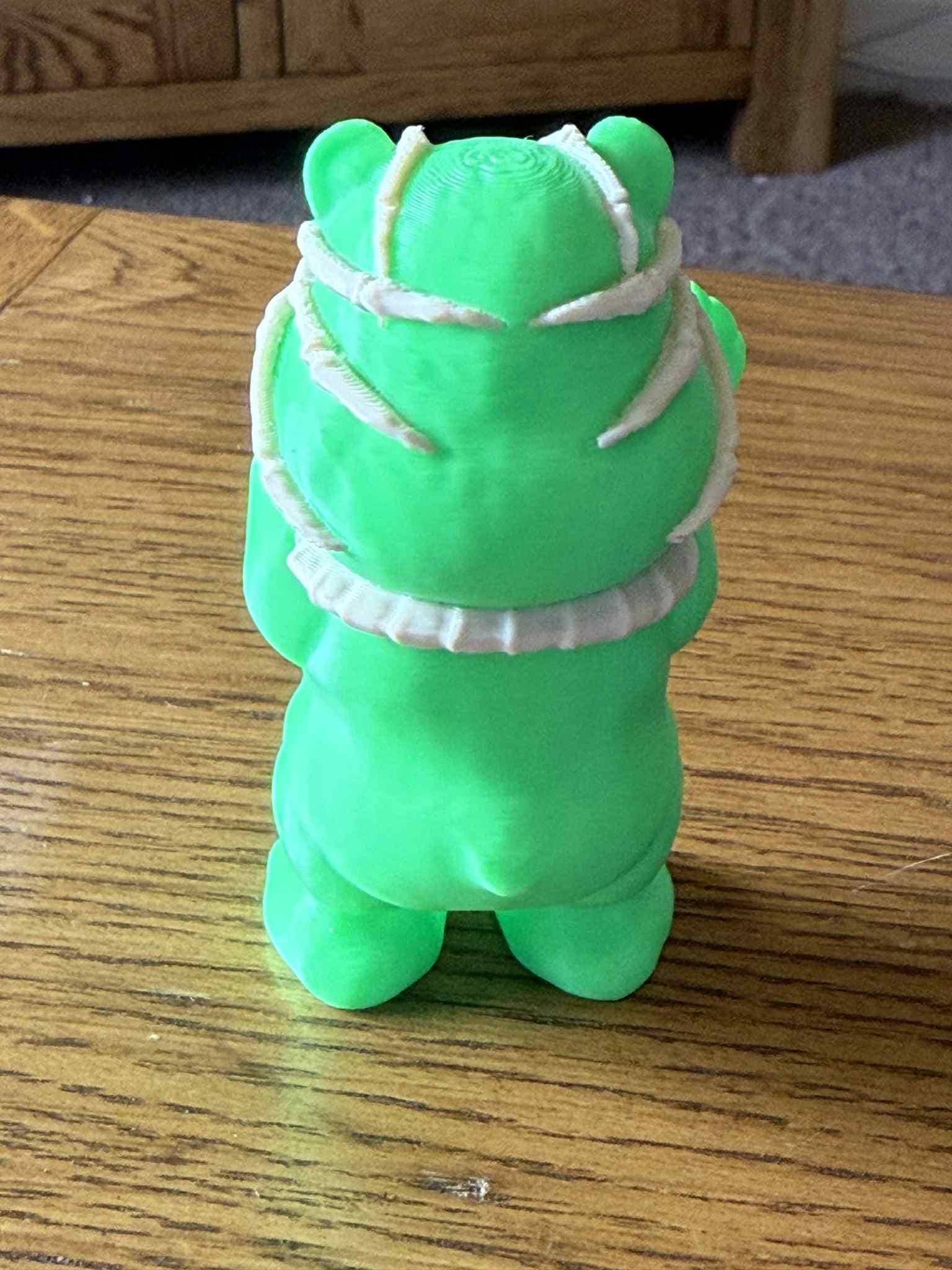 Care bear Face-hugger Figure 3D Printed Hug with a Twist of Sci-Fi Cuteness!