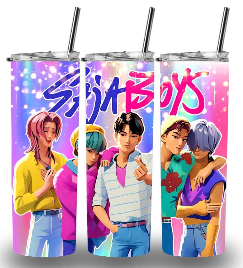 K-Pop Saja Boys Demon Hunters Music 20oz Custom Printed Tumbler