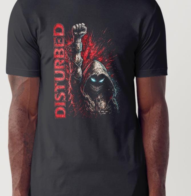 Disturbed Rock Bands Custom Printed T-shirt (Size Available XS - 4XL)