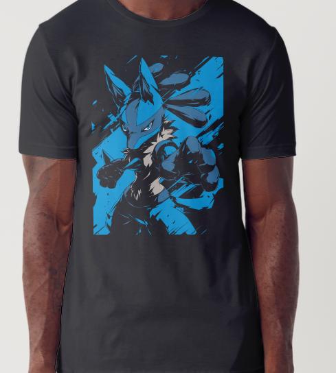 Pokemon Lucario Custom Printed Hoodies (Size Available S - 4XL)