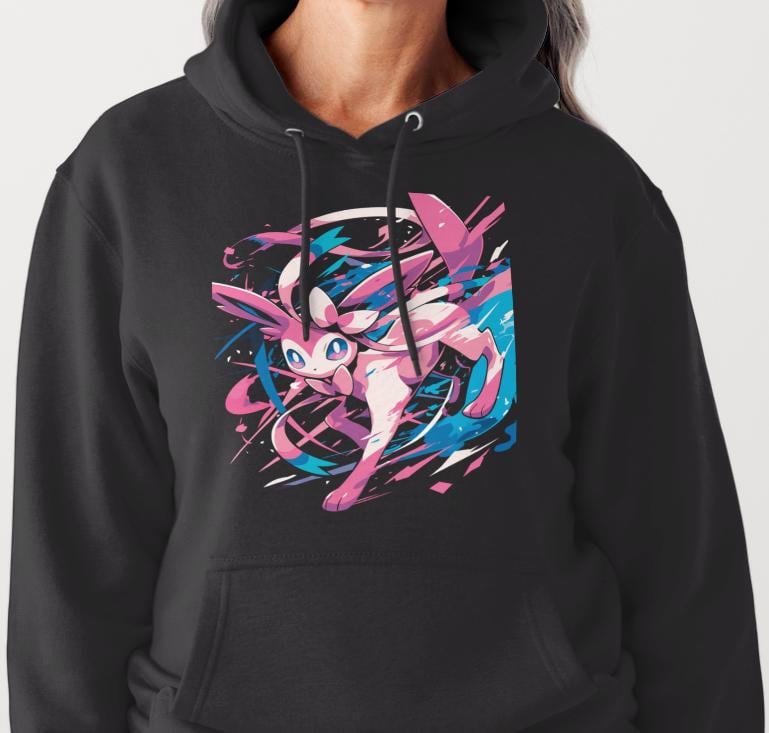 Pokemon Sylveon Custom Printed Hoodies (Size Available S - 4XL)