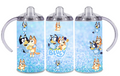 Bluey Themed 12oz Printed Sippy / Training Cup