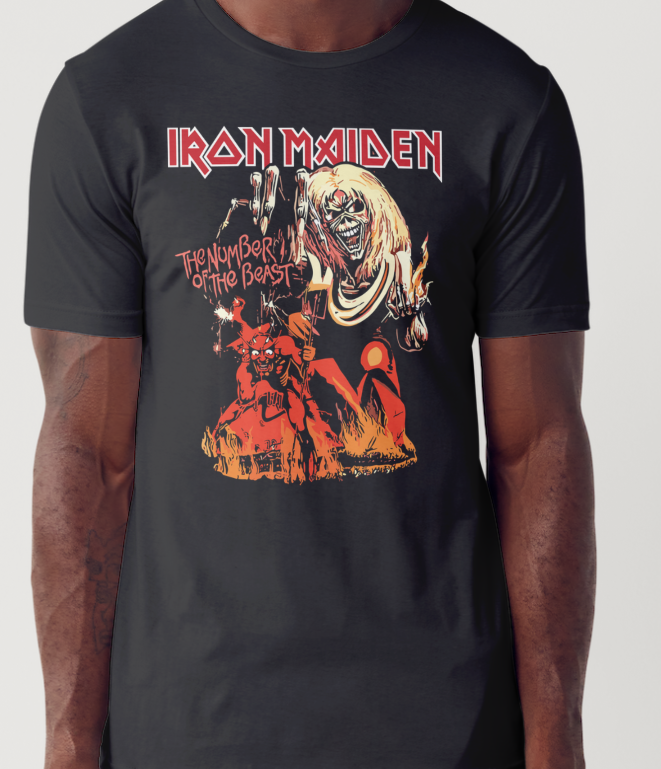 Iron Maiden Custom Printed T-shirt (Size Available XS - 4XL)