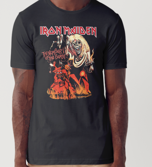 Iron Maiden Custom Printed T-shirt (Size Available XS - 4XL)