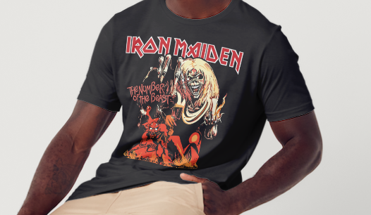Iron Maiden Custom Printed T-shirt (Size Available XS - 4XL)
