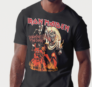 Iron Maiden Custom Printed T-shirt (Size Available XS - 4XL)