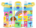 Hey Duggee Themed 12oz Printed Childrens Tumbler Cup With Silcone Sprout Sport Lid