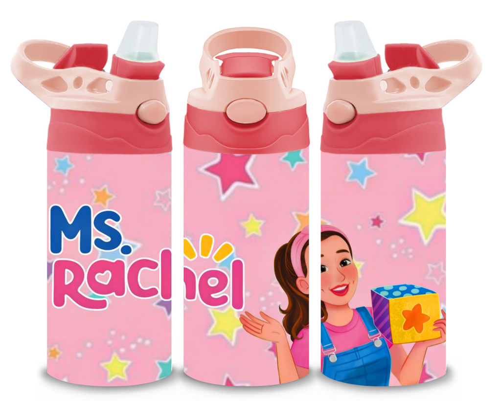 Ms Rachel Childrens Tumbler Cup With Silcone Sprout Sport Lid