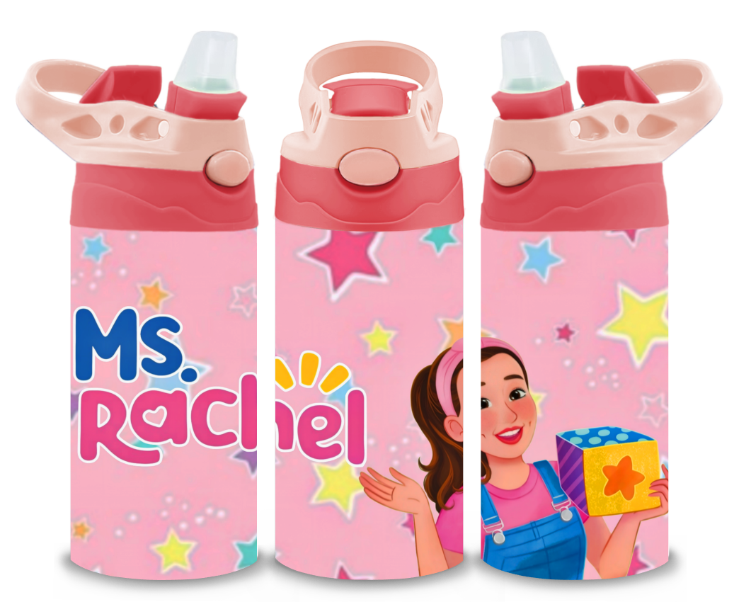 Ms Rachel Childrens Tumbler Cup With Silcone Sprout Sport Lid