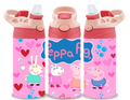 Peppa Pig Childrens Tumbler Cup With Silcone Sprout Sport Lid
