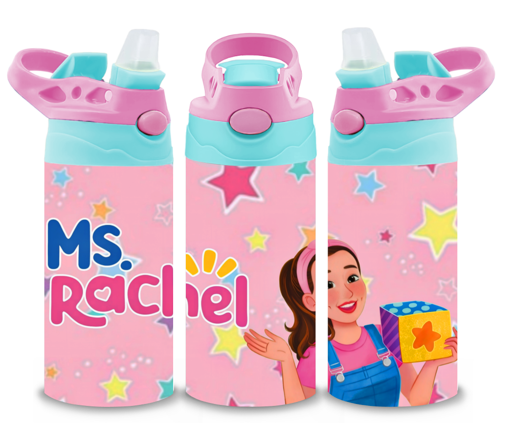 Ms Rachel Childrens Tumbler Cup With Silcone Sprout Sport Lid