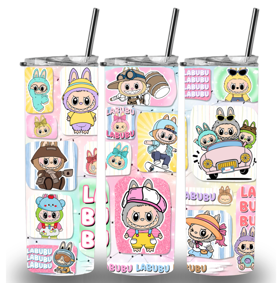 Labubu 20oz Custom Printed Tumbler