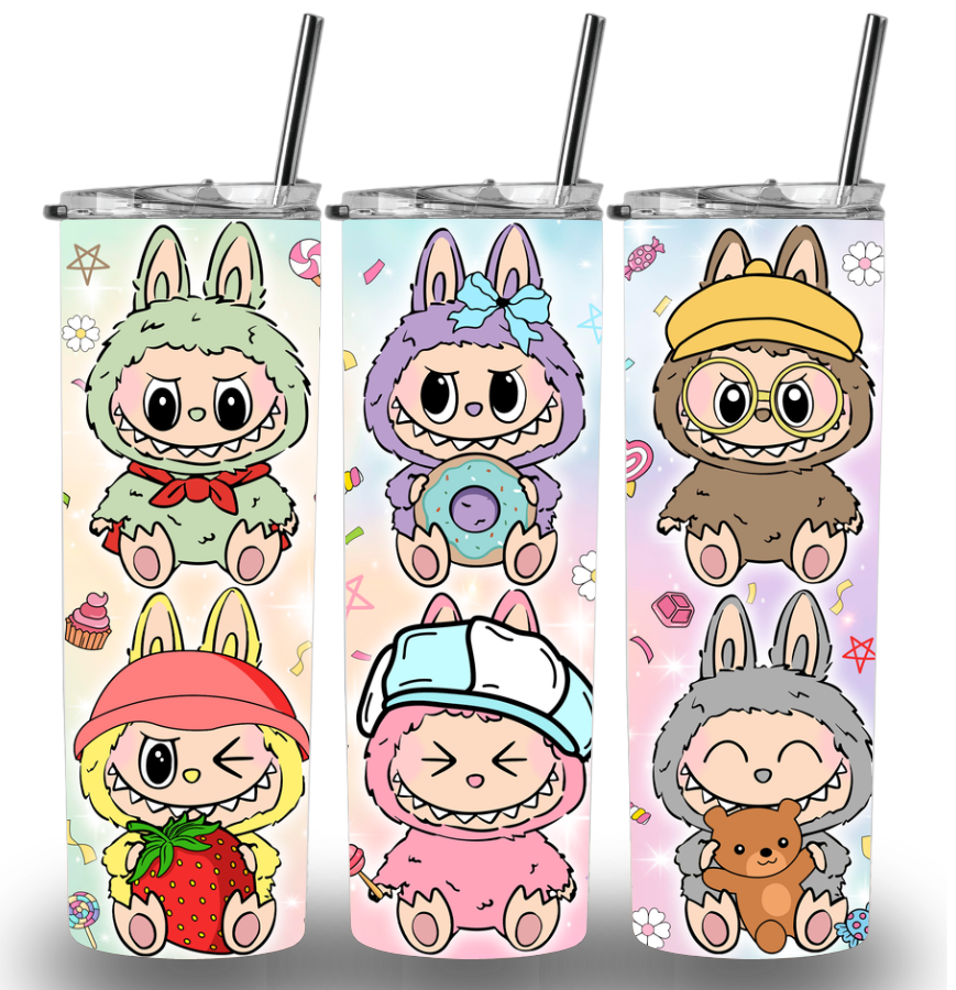 Labubu 20oz Custom Printed Tumbler