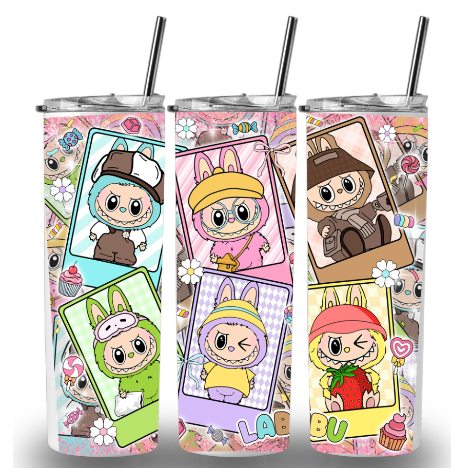 Labubu 20oz Custom Printed Tumbler