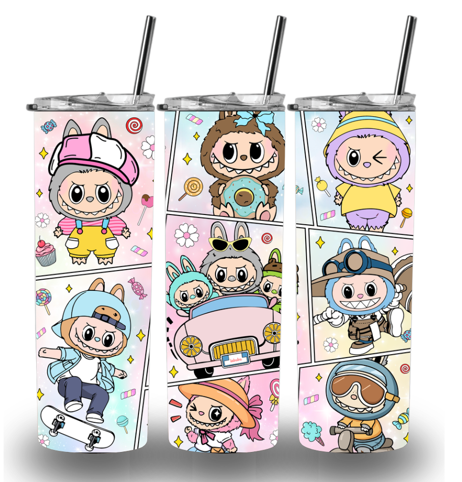 Labubu 20oz Custom Printed Tumbler