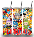 Labubu Superheroes 20oz Custom Printed Tumbler