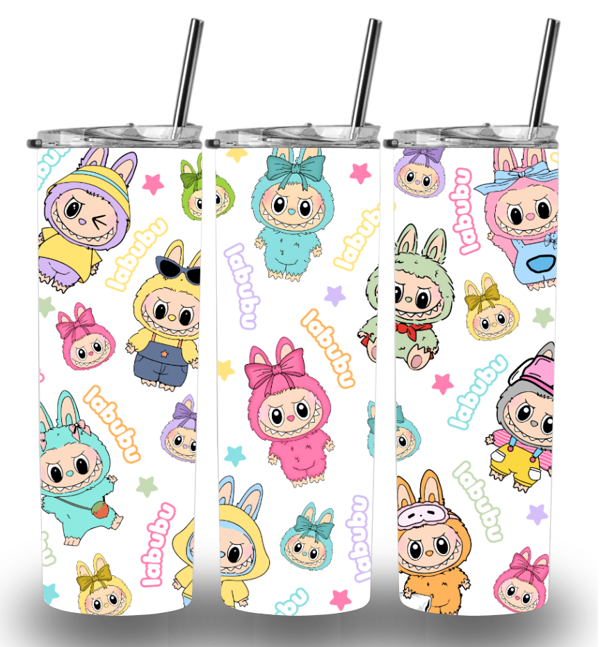 Labubu 20oz Custom Printed Tumbler