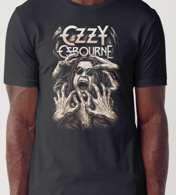 Ozzy Osborne Rock Bands Custom Printed T-shirt (Size Available XS - 4XL)