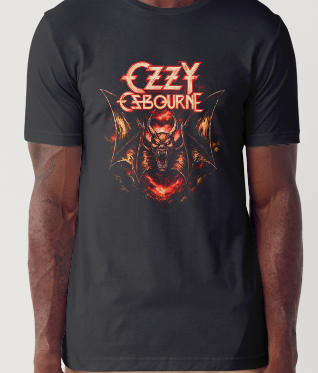 Ozzy Osborne Rock Bands Custom Printed T-shirt (Size Available XS - 4XL)