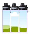 Custom Design Your Own 850ml ProAdventure Water Bottle (Cold Drinks Only) Bottle Drinkware Flasks Lid Outdoors