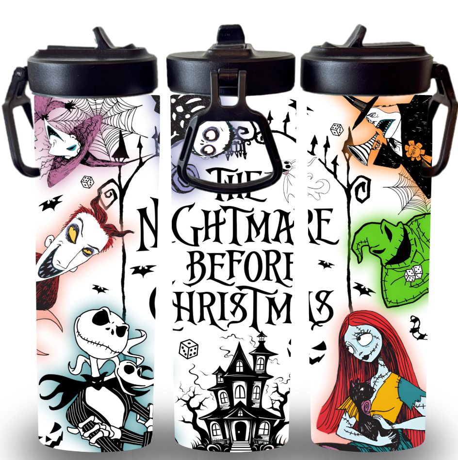 The Nightmare Before Christmas 20oz Screw Lids Custom Printed Tumbler