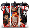 Horror 20oz Screw Lids Custom Printed Tumbler