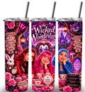 Descendants Wicked Wonderland Themed Custom Printed Tumbler