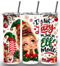 Christmas Themed Stainless Steel 20oz Custom Printed Tumbler