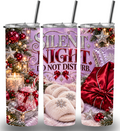 Christmas Themed Stainless Steel 20oz Custom Printed Tumbler